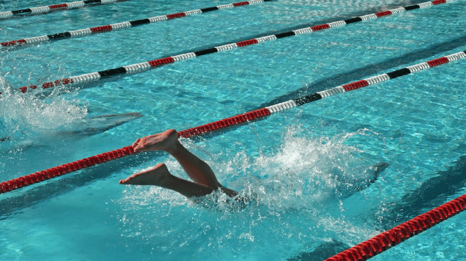 High School Swim Team Practices & Meets