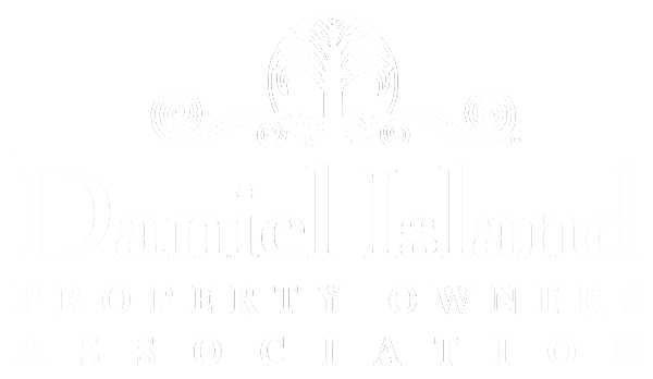 Daniel Island Property Owners' Association logo in white